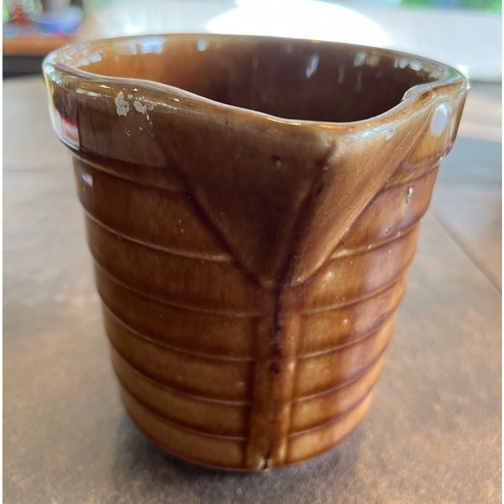 Primitive Little Brown Pitcher - Picture 4 of 9
